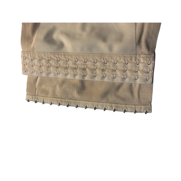 Under Where? Luxury Sz XL Beige Power Mesh Waist Cincher Corset Body Shapewear - Picture 3 of 5